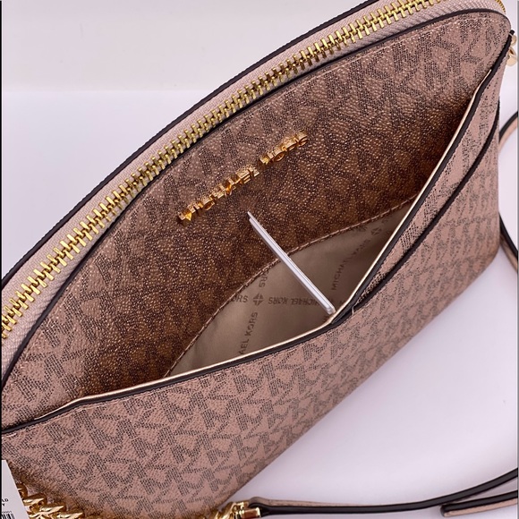 MICHAEL KORS Dome Crossbody Bag Rose Gold - Picture 5 of 16